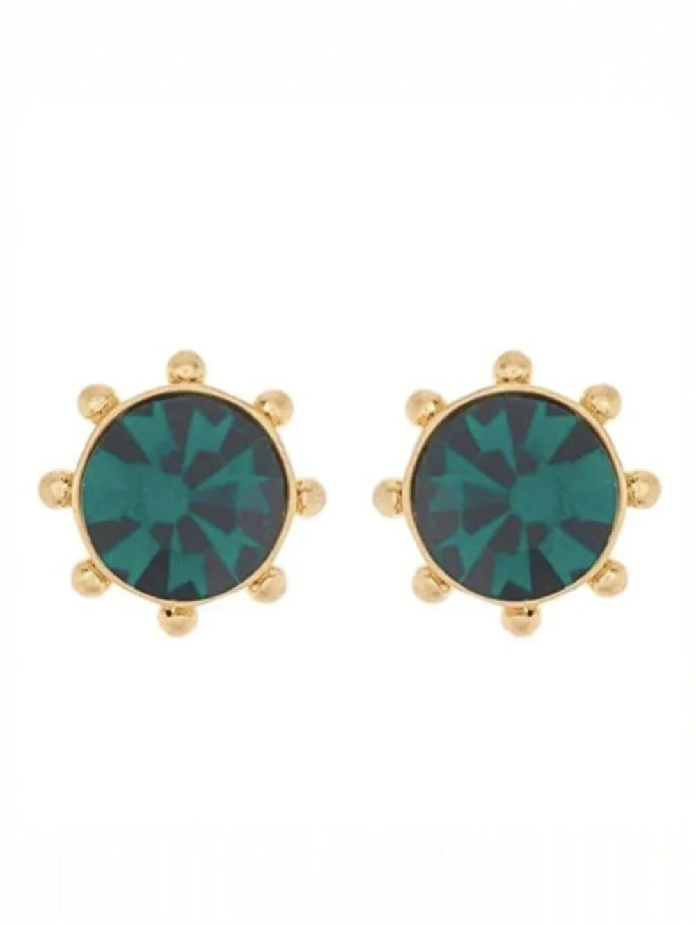 Kate Spade Flying Colors Bezel Stud Earrings